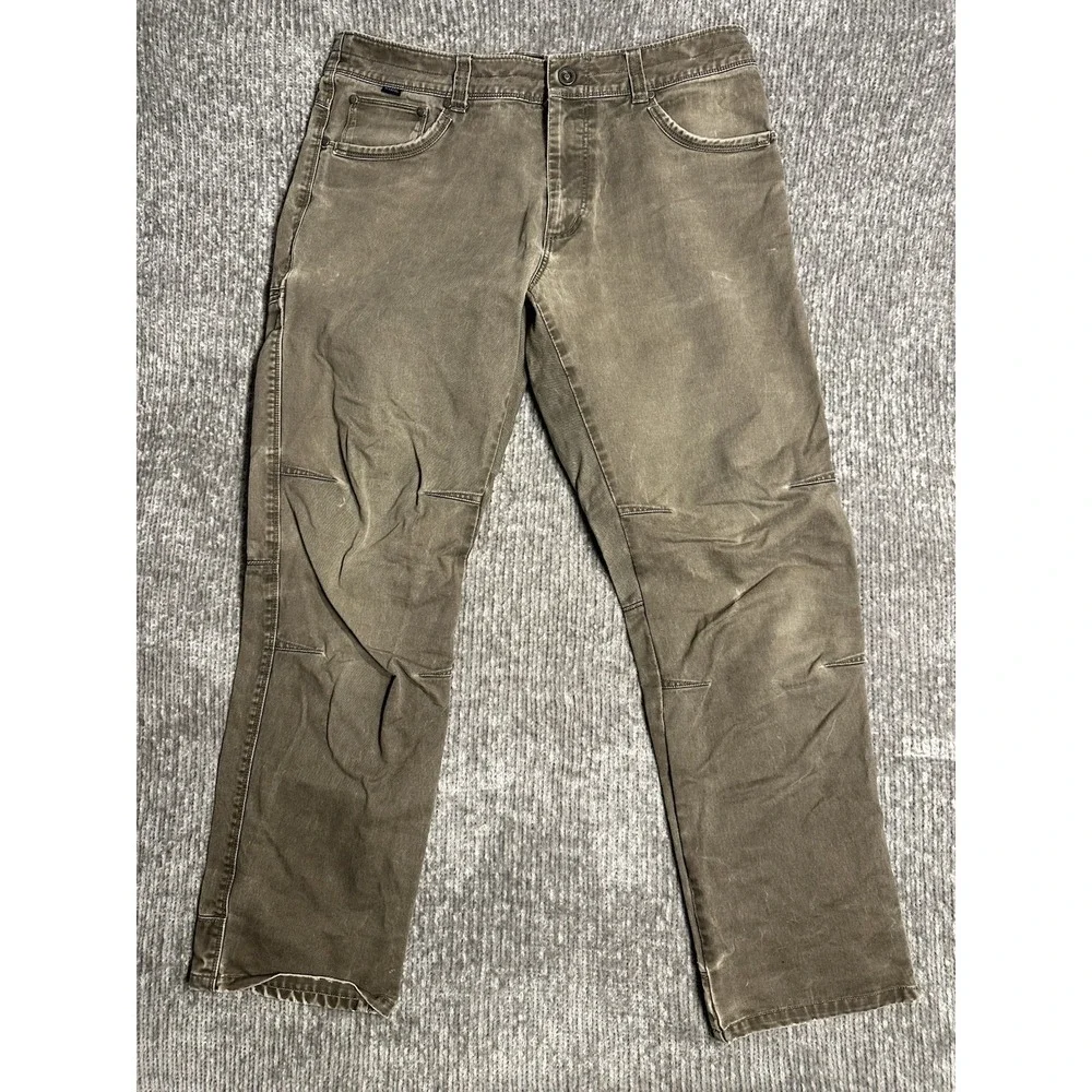 Kuhl Mens Free Rydr Pants Size 34x32 Patina Dye Rugged Workwear Gorpcore Outdoor